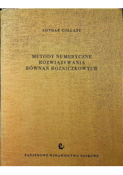 Metody numeryczne rozwiązywania równań różniczkowych