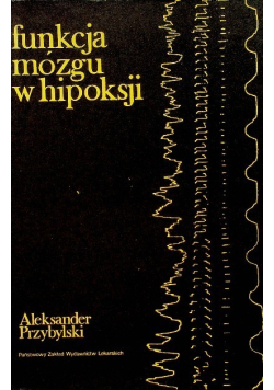 Funkcja mózgu w hipoksji