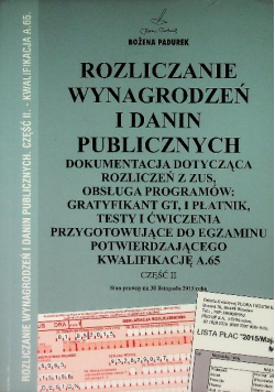 Rozliczanie wynagrodzeń i danin publicznych Część 2