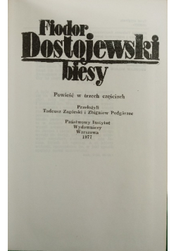 Dostojewski Biesy
