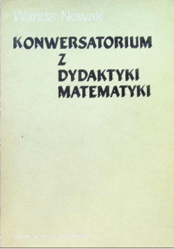 Konserwatorium z dydaktyki matematyki