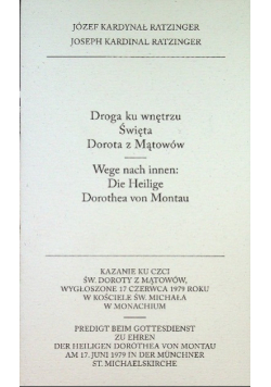 Drogi ku wnętrzu Święta Dorota z Mątowów