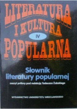 Literatura i kultura popularna IV