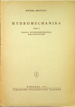 Hydromechanika Część 1