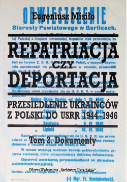 Repatriacja czy deportacja Tom 2