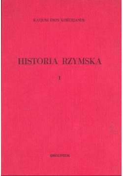 Historia Rzymska Tom I