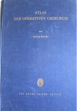 Atlas der operativen Chirurgie