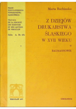 Z dziejów drukarstwa śląskiego w XVII wieku