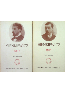 Sienkiewicz Listy Tom 1 Część 1 i 2