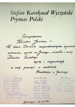 Stefan Kardynał Wyszyński Prymas Polski