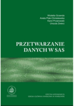 Przetwarzanie danych w SAS