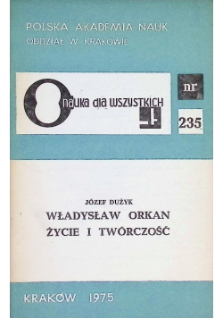 Władysław Orkan życie i twórczość