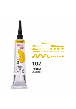 Farba aktylowa konturowa universal yellow 20ml
