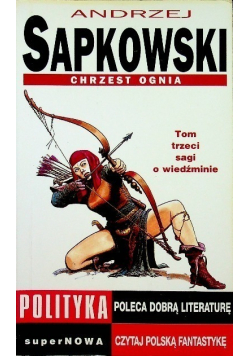 Wiedzmin Tom 3 Chrzest ognia