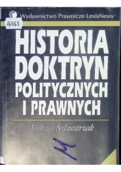 Historia doktryn politycznych i prawnych