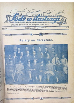Łódź w Ilustracji. Dodatek niedzielny do Kurjera Łódzkiego Kompletny rocznik 1929 r.
