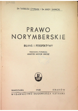 Prawo norymberskie 1948 r.