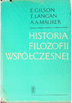 Historia filozofii współczesnej
