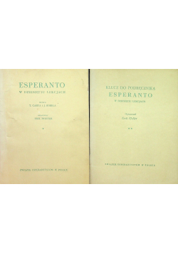 Esperanto w dziesięciu lekcjach  Tom I i II