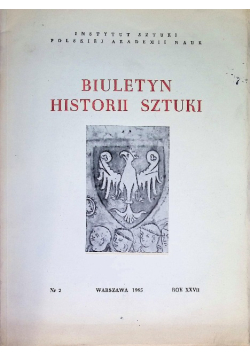 Biuletyn Historii Sztuki Nr 2 / 65