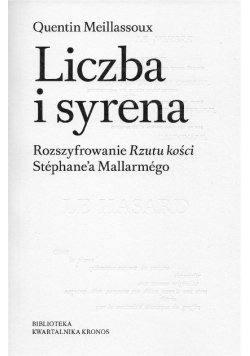 Liczba i syrena. Rozszyfrowanie Rzutu kości