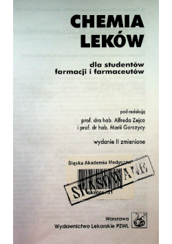 Chemia leków