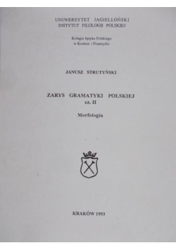 Zarys gramatyki polskiej Część II