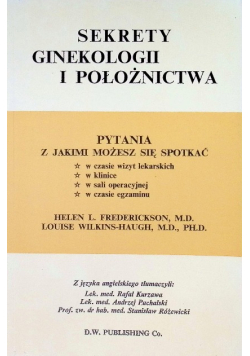 Sekrety ginekologii i położnictwa