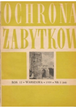 Ochrona zabytków Nr 1/59