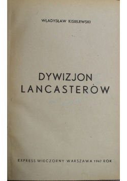 Dywizjon lancesterów 1947 r.