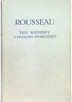 Trzy rozprawy z filozofii społecznej