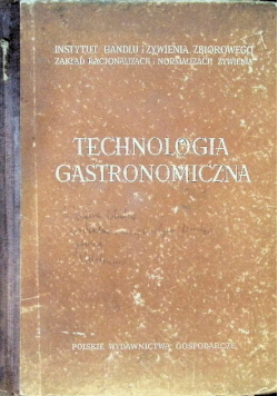 Technologia gastronomiczna