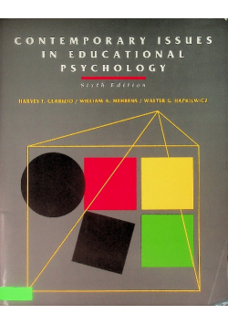Contemporary Issues in Educational Psychology