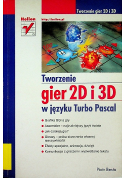 Tworzenie gier 2D i 3D w języku Turbo Pascal