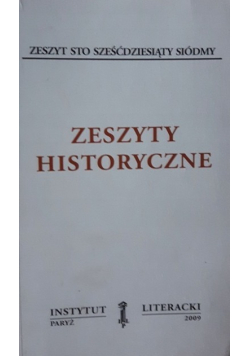 Zeszyty historyczne zeszyt 167