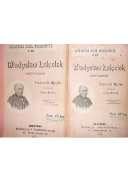 Władysław Łokietek. Tom I i II, 1898 r.