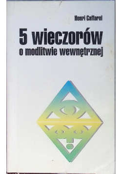 5 wieczorów o modlitwie wewnętrznej