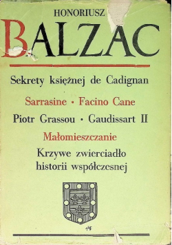 Sekrety księżnej De Cadignan Sarrasine