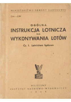 Ogólna instrukcja lotnicza dla wykonywania lotów