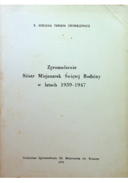 Zgromadzenie sióstr misjanarek świętej rodziny