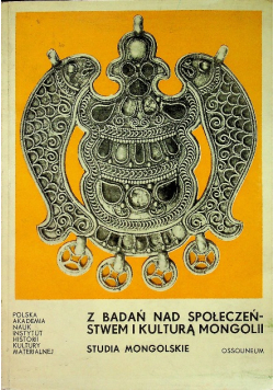 Z badań nad społeczeństwem i kulturą Mongolii