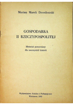 Gospodarka II Rzeczpospolitej