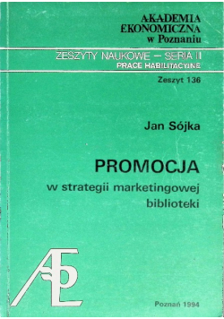 Promocja w strategii marketingowej biblioteka