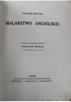 Malarstwo Angielskie 1913 r.