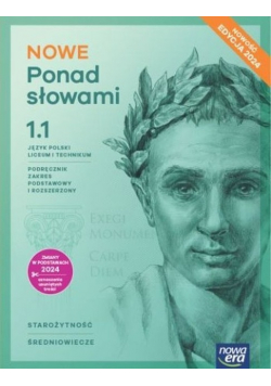 Nowa język polski ponad słowami podręcznik klasa 1 Część 1 liceum i technikum zakres podstawowy i rozszerzony