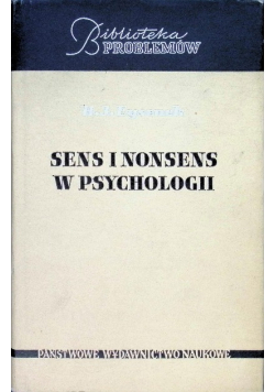 Sens i nonsens w psychologii