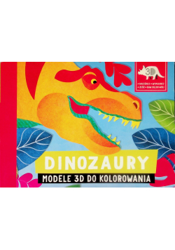 Dinozaury Modele 3D do kolorowania