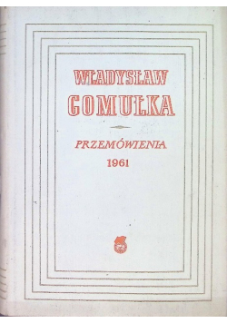 Przemówienia 1961