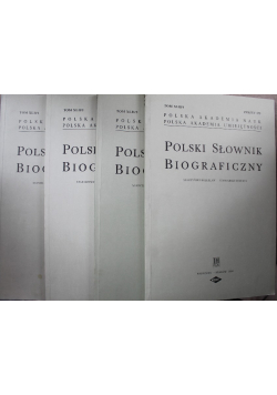 Polski słownik biograficzny Część 1- 4