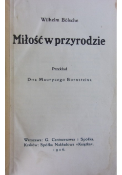 Miłość w przyrodzie 1906 r.